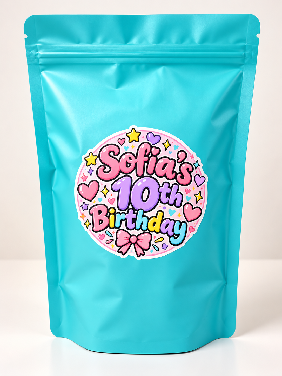 Sealed Mystery Bag with Fidgets and Custom Sticker