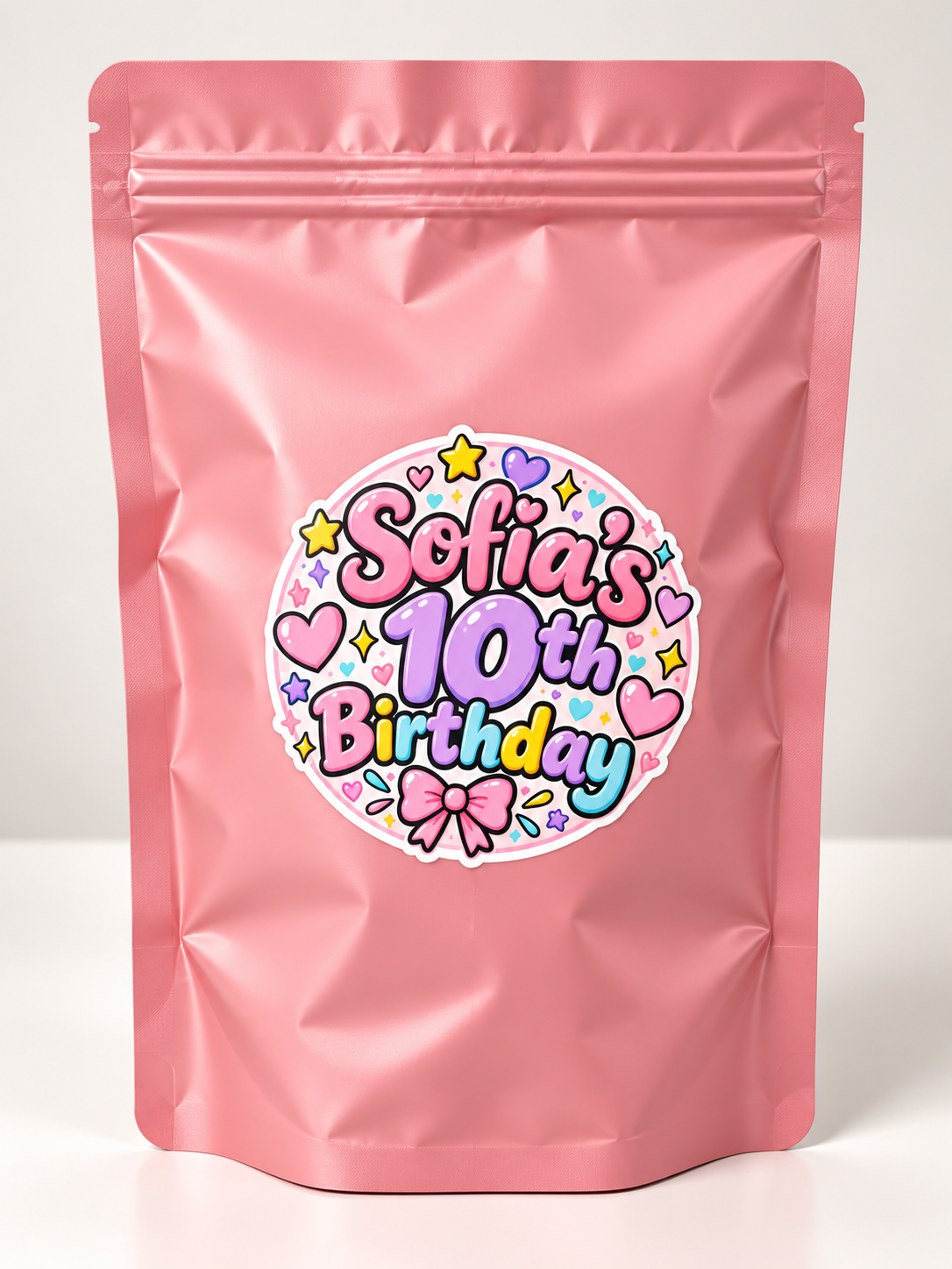 Sealed Mystery Bag with Fidgets and Custom Sticker