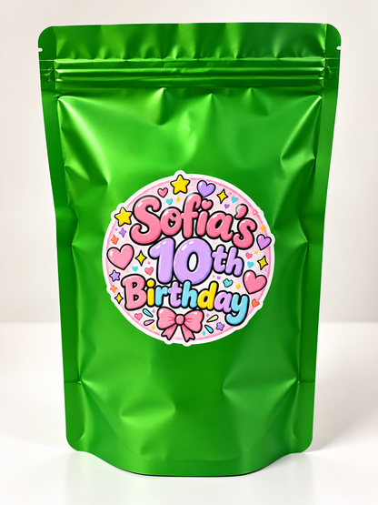 Sealed Mystery Bag with Fidgets and Custom Sticker