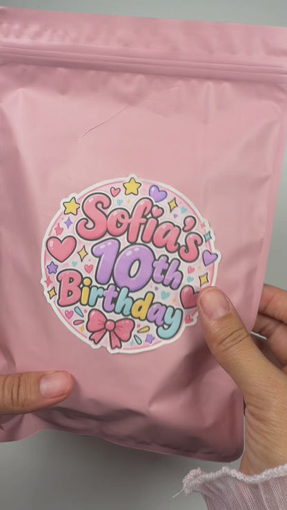Sealed Mystery Bag with Fidgets and Custom Sticker