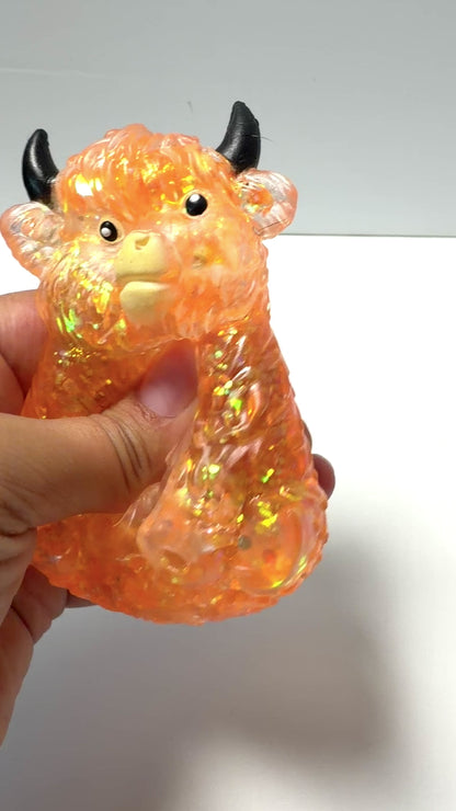 Highland Cow Slow Rebound Squishie