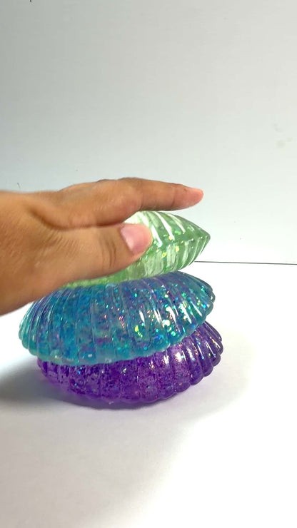 Sea Shell Slow Rebound Glitetry Squishie